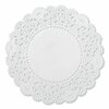 Amercareroyal Lace Doilies, Round, 4 in., White, 10000PK LD4